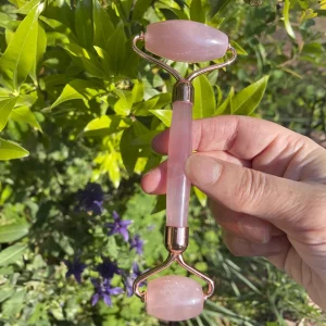 Rose Quartz Crystal Facial Roller