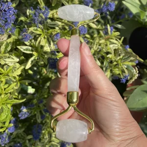 Clear Quartz Crystal Facial Roller